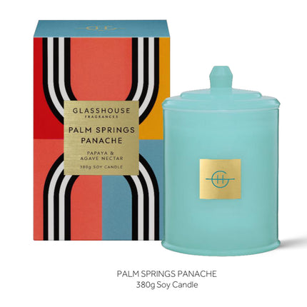 Glasshouse PALM SPRINGS PANACHE 380g SOY CANDLE - Lillianna Gifts Australia