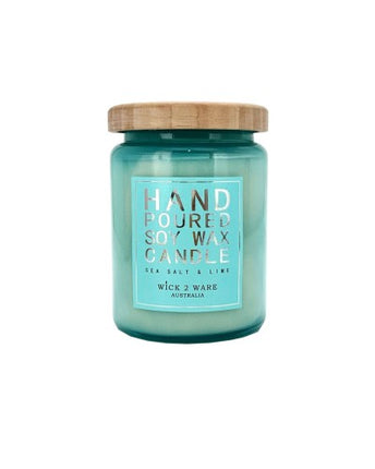 Wick2Ware Hand Poured Soy Max candle - 580g Extra Large Size - Lillianna Gifts Australia