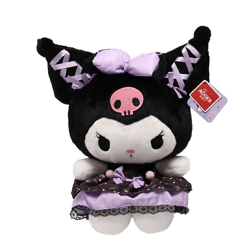 Kuromi L Size Plush With Maid Limited Edition