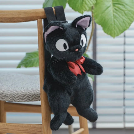 Official Studio Ghibli Kiki's Delivery Service Jiji Black Cat Plush Rucksack Backpack - Lillianna Gifts Australia