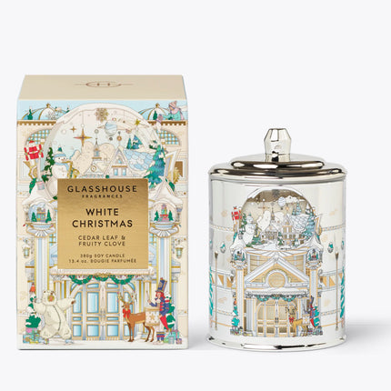 Glasshouse - Christmas - White Christmas Cedar Leaf & Fruity Clove 2025 - Lillianna Gifts Australia