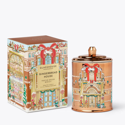 Glasshouse - Christmas - Gingerbread House Festive Spiced Biscuit 2025 - Lillianna Gifts Australia
