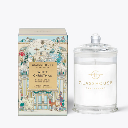 Glasshouse - Christmas - White Christmas Cedar Leaf & Fruity Clove 2025 - Lillianna Gifts Australia