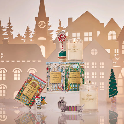Glasshouse - Christmas Trio 3 x 60g Triple Scented Soy Candle 2025 - Lillianna Gifts Australia