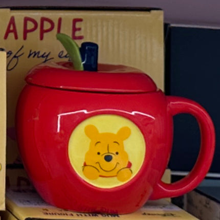 Red apple Winnie the Pooh mug - Lillianna Gifts Australia