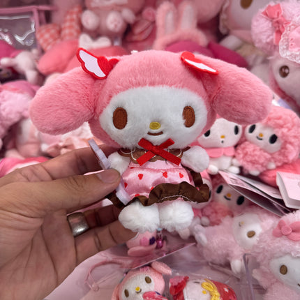 My Melody Plush Doll – love heart dress Edition - Lillianna Gifts Australia