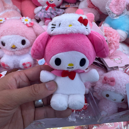 My Melody Plush Doll Keychain – 50th years limit edition - Lillianna Gifts Australia