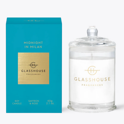 Glasshouse Candle Midnight in Milan - Lillianna Gifts Australia