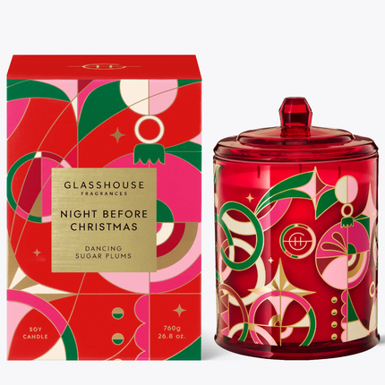 Glasshouse - Christmas - Night Before Christmas 760g Triple Scented Soy Candle 2024 - Lillianna Gifts Australia