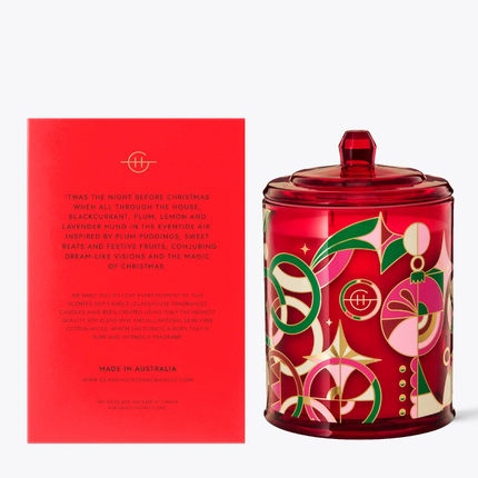 Glasshouse - Christmas 2024 - 380g Triple Scented Soy Candle - Lillianna Gifts Australia