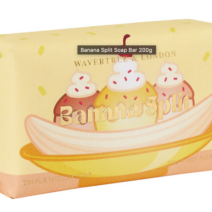 Wavertree & London Banana Split Soap Bar 200g - Lillianna Gifts Australia