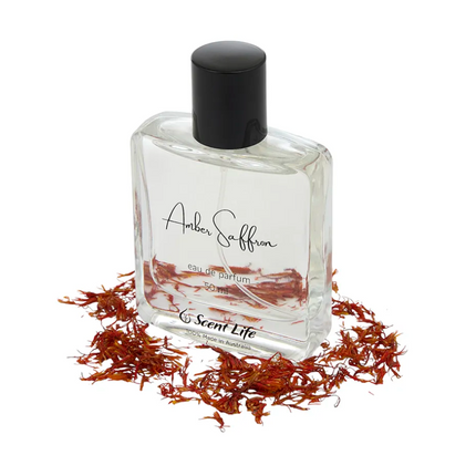 Amber Saffron Perfume 50 ml bottle - Lillianna Gifts Australia