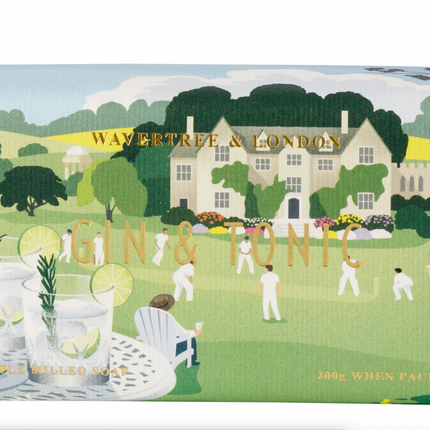 Wavertree & London Gin & Tonic Soap Bar 200g - Lillianna Gifts Australia