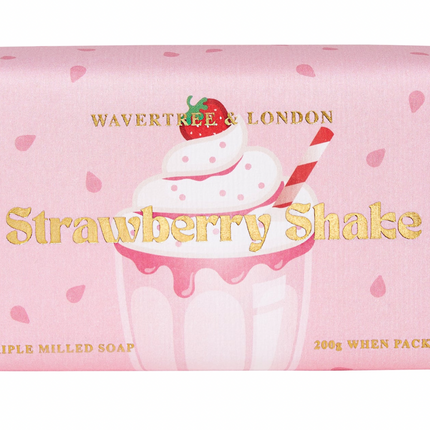 Wavertree & London Strawberry Shake Soap Bar 200g - Lillianna Gifts Australia