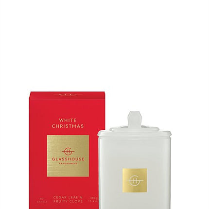 WHITE CHRISTMAS 380G SOY CANDLE - Lillianna Gifts Australia
