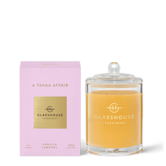 Glasshouse Candle A Tahaa Affair Vanilla Caramel - Lillianna Gifts Australia