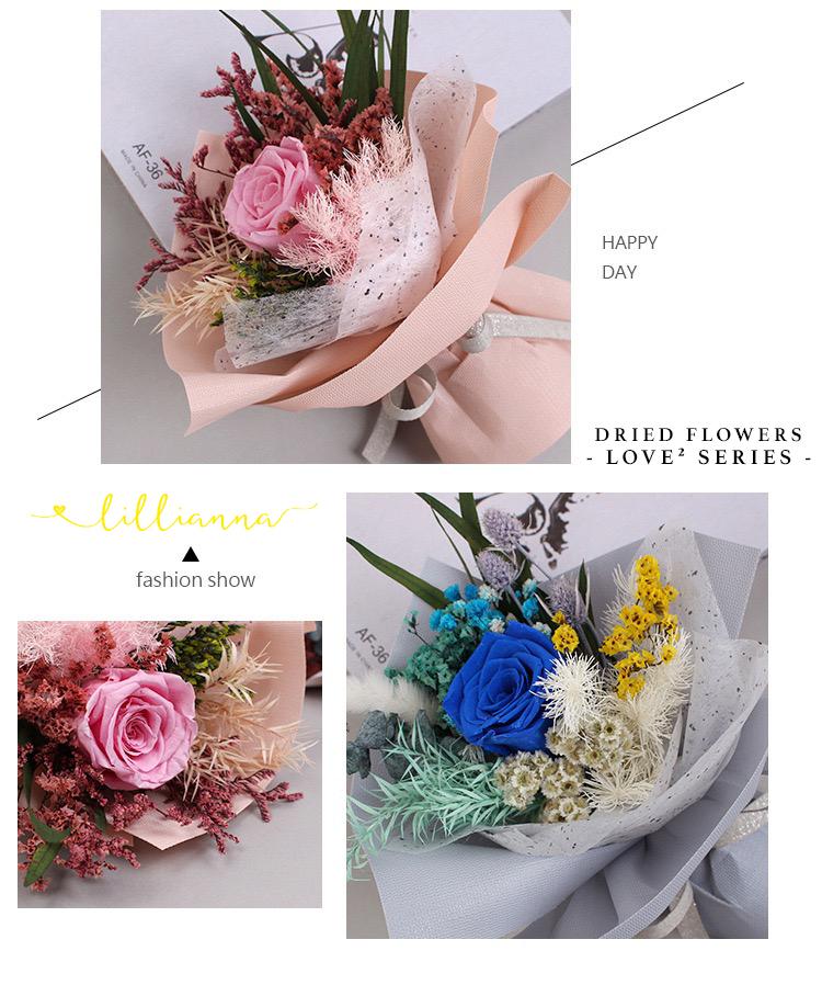 Dried Flowers Pink S - Lillianna Gifts Australia