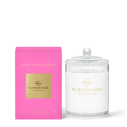 Glasshouse Candle Over the Rainbow - Lillianna Gifts Australia