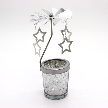 Candle Spinner Star Gold/Silver - Lillianna Gifts Australia