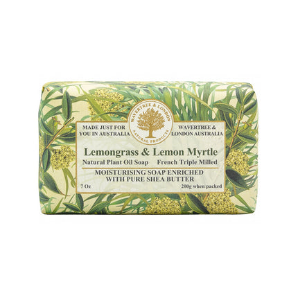 Wavertree & London Lemongrass Lemon Myrtle Soap - Lillianna Gifts Australia