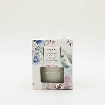 Aromart Candle Gardenia Jasmine - Lillianna Gifts Australia