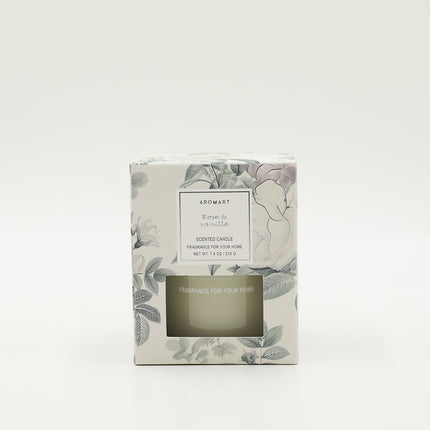 Aromart Candle Rose Vanilla - Lillianna Gifts Australia