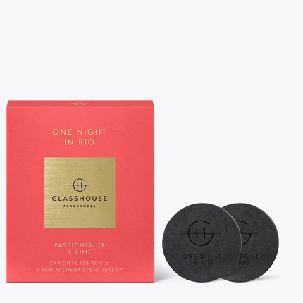 Glasshouse Car Diffuser Refill One Night in Rio - Lillianna Gifts Australia