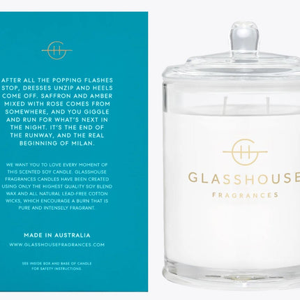 Glasshouse Candle Midnight in Milan - Lillianna Gifts Australia