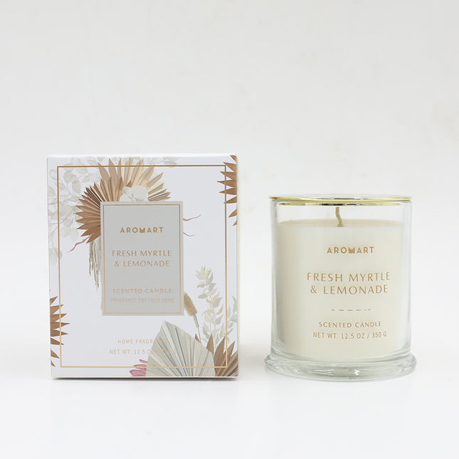 Aromart Candle Fresh Myrtle and Lemonade - Lillianna Gifts Australia