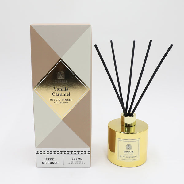 Fumare Diffuser Gold Vanilla Caramel 200ML - Lillianna Gifts Australia