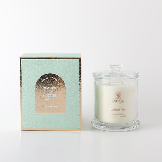 FUMARE 400G Scented Candle - Lemongrass - Lillianna Gifts Australia