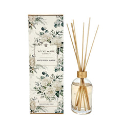 WICK2WARE Diffuser White Rose & Jasmine 200ml - Lillianna Gifts Australia