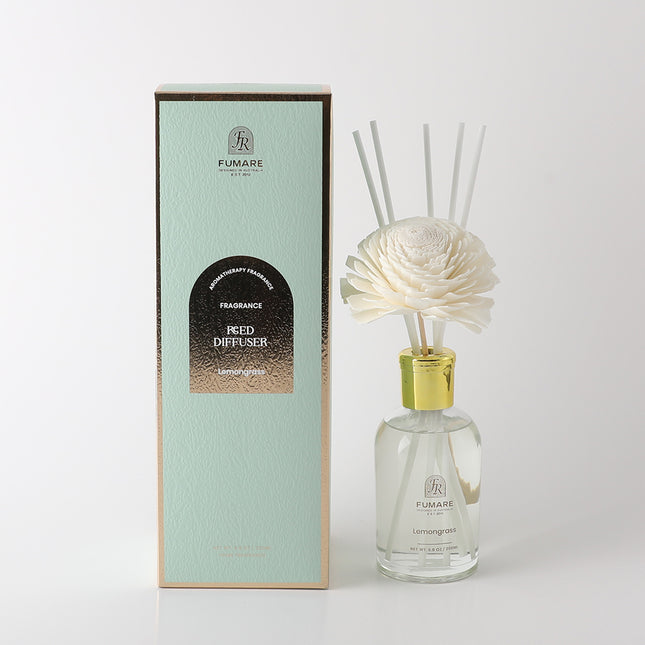 FUMARE Reed Diffuser - Lemongrass - Lillianna Gifts Australia