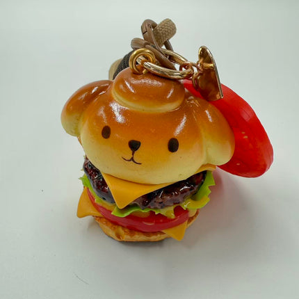 IsleEase Squishy - Burgerdog Keychain - Lillianna Gifts Australia