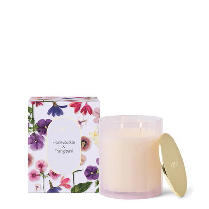 Circa Home- Limited Edition Honeysuckle & Frangipani Soy Candle 350g - Lillianna Gifts Australia