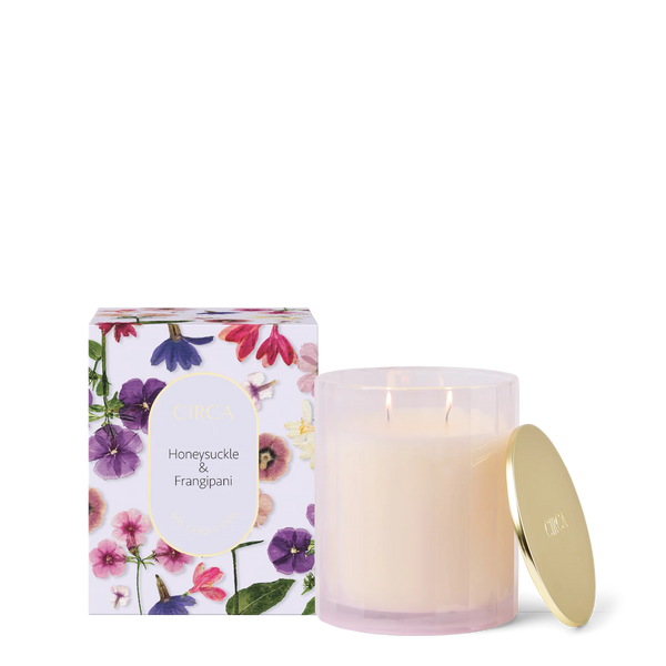 Circa Home- Limited Edition Honeysuckle & Frangipani Soy Candle 350g - Lillianna Gifts Australia