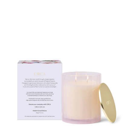 Circa Home- Limited Edition Honeysuckle & Frangipani Soy Candle 350g - Lillianna Gifts Australia