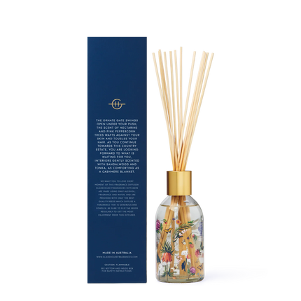 Glasshouse Country Couture - Cashmere & Nectarine 250mL Fragrance Diffuser - Lillianna Gifts Australia