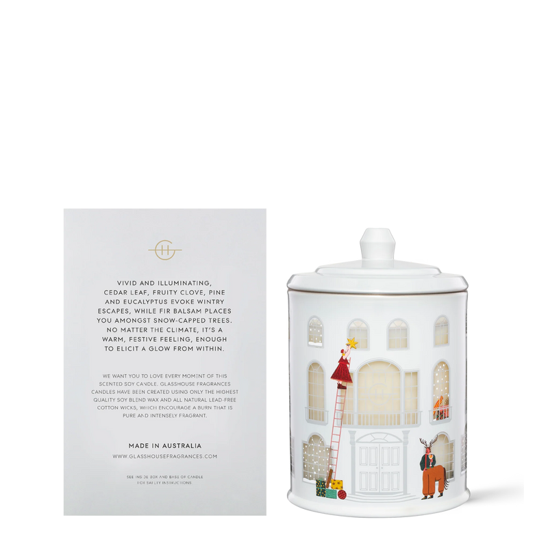 Glasshouse Candle White Christmas 2023 - Lillianna Gifts Australia