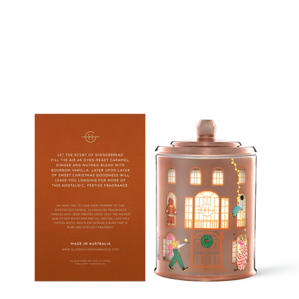 Glasshouse Candle Gingerbread House 2023 - Lillianna Gifts Australia