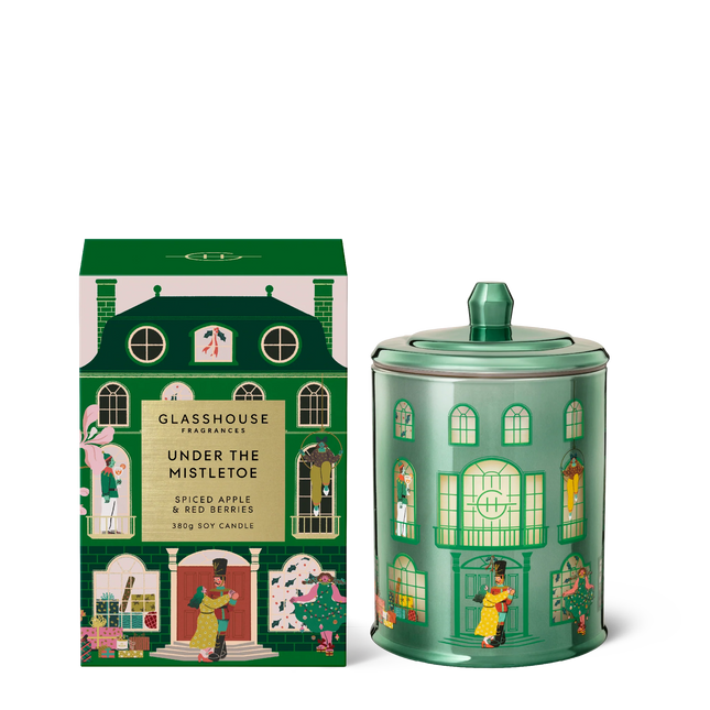 Glasshouse Candle Under the Mistletoe 2023 - Lillianna Gifts Australia