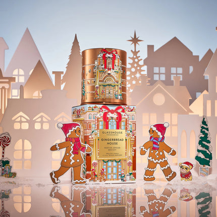 Glasshouse - Christmas - Gingerbread House Festive Spiced Biscuit 2025