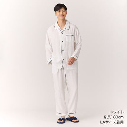 Marshmallow gauze Long-sleeve  Man's pajamas