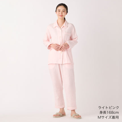 Marshmallow gauze Long-sleeve Ladies's pajamas