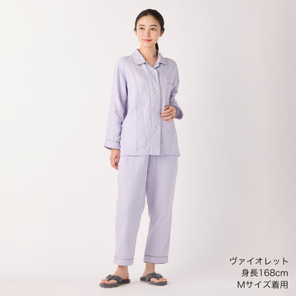 Marshmallow gauze Long-sleeve Ladies's pajamas