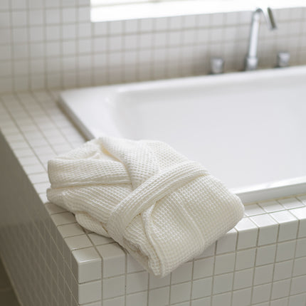 Waffle Shallow Bath Robe (Unisex)