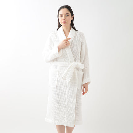 Waffle Shallow Bath Robe (Unisex)
