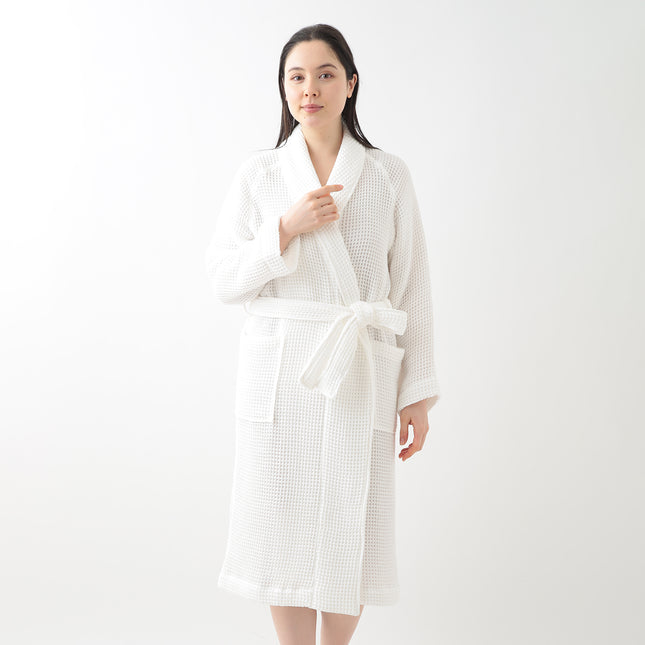 Waffle Shallow Bath Robe (Unisex) - Lillianna Gifts Australia