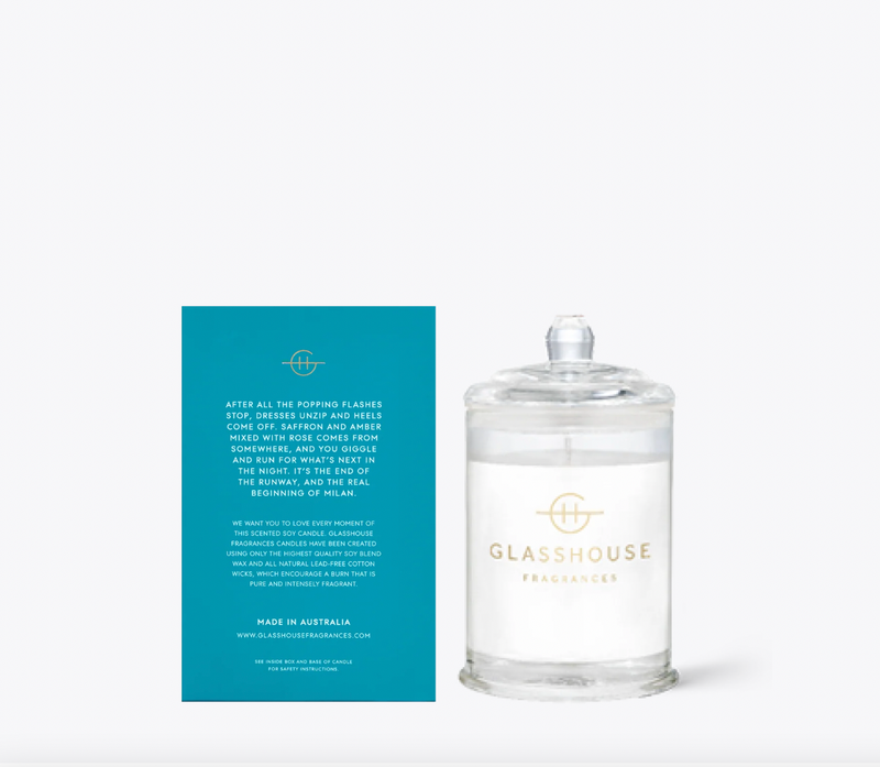 Glasshouse Candle Midnight in Milan - Lillianna Gifts Australia