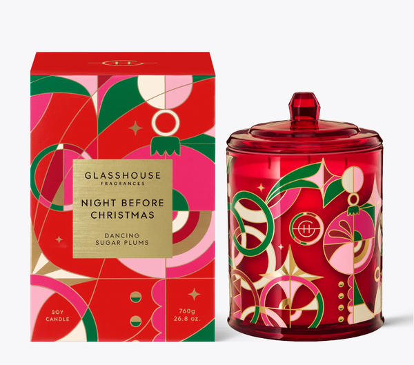 Glasshouse - Christmas - Night Before Christmas 760g Triple Scented Soy Candle 2024 - Lillianna Gifts Australia